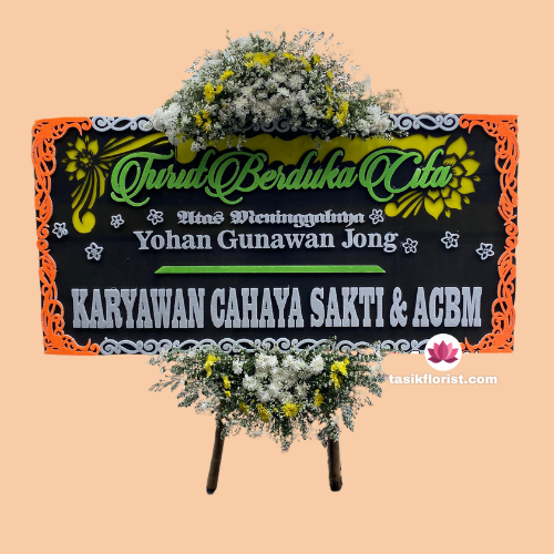 Karangan bunga papan di Holim, Bandung