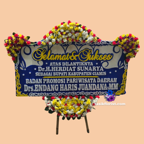 Karangan Bunga Papan Selmat & Sukses