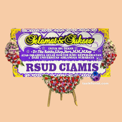 Karangan Bunga Papan Selamat & Sukses