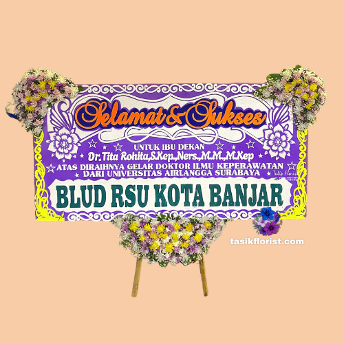 Karangan Bunga Papan Selamat & Sukses