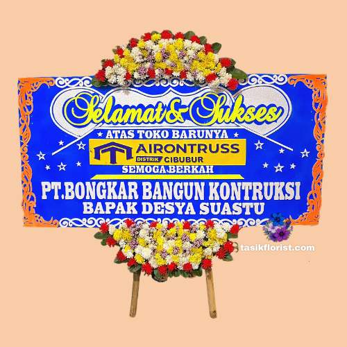 Karangan Bunga Papan Selamat & Sukses