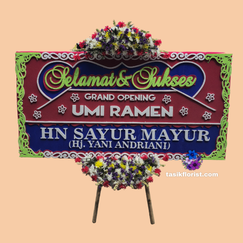 Karangan Bunga Papan Selamat & Sukses