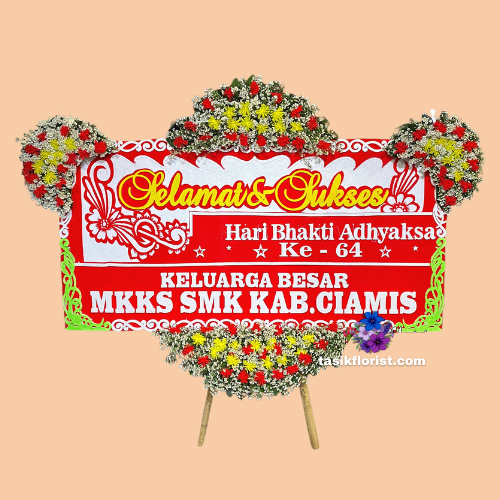 Karangan Bunga Papan Selamat & Sukses