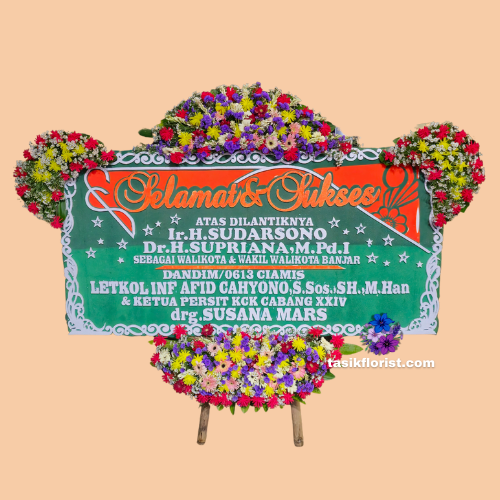 Karangan Bunga Papan Selamat & Sukses