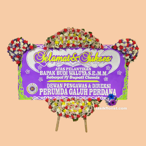 Karangan Bunga Papan Selamat & Sukses
