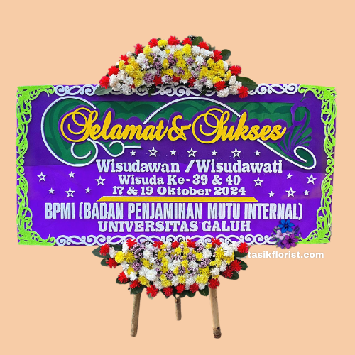 Karangan Bunga Papan Selamat & Sukses
