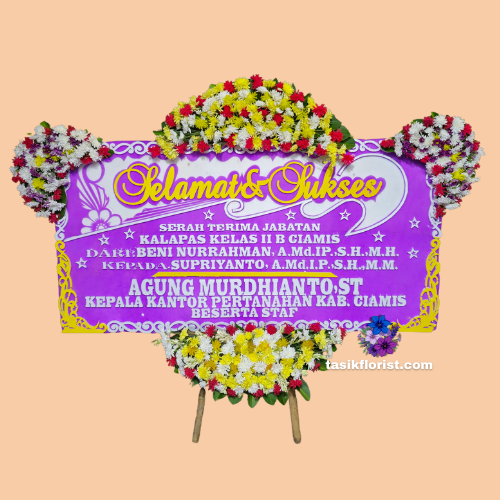 Karangan Bunga Papan Selamat & Sukses