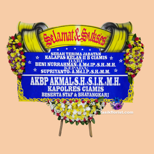 Karangan Bunga Papan Selamat & Sukses