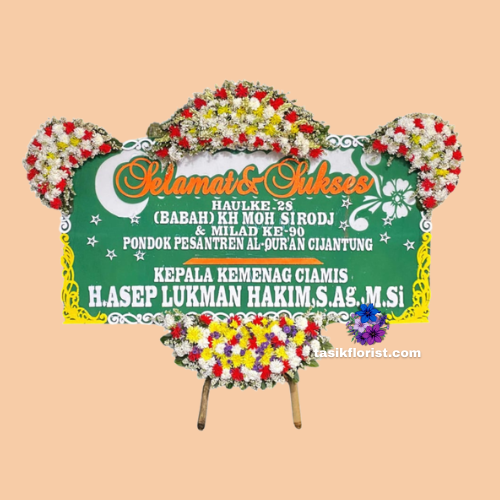 Karangan Bunga Papan Selamat & Sukses