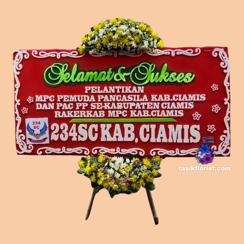 Karangan Bunga Papan Selamat & Sukses