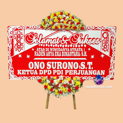 Karangan Bunga Papan Selamat & Sukses