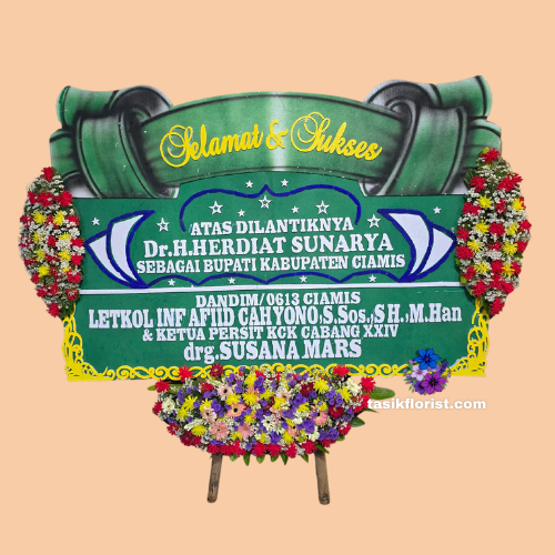 Karangan Bunga Papan Selamat & Sukses
