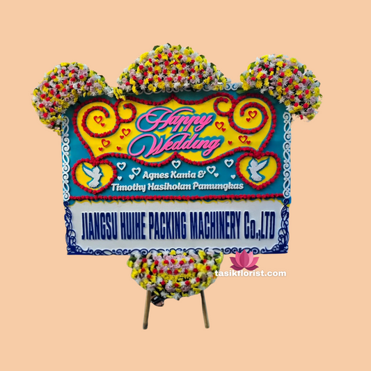 Toko Karangan Bunga Papan Wedding