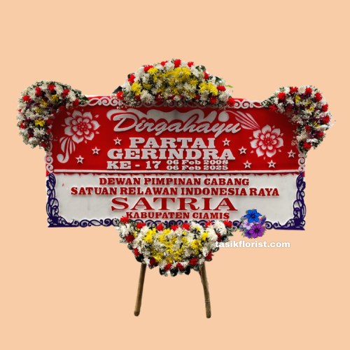 Karangan Bunga Papan Selamat & Sukses