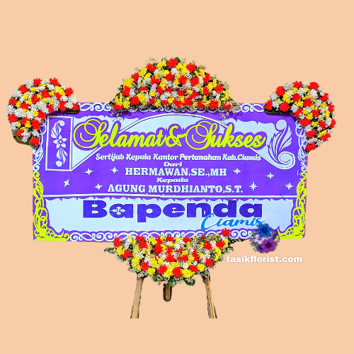 Karangan Bunga Papan Selamat & Sukses