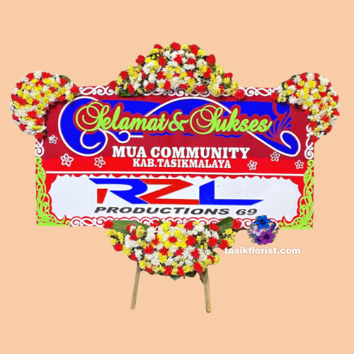 Karangan Bunga Papan Selamat & Sukses
