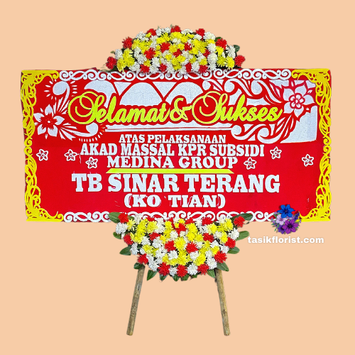 Karangan Bunga Papan Selamat & Sukses