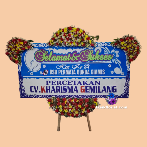 Karangan Bunga Papan Selamat & Sukses