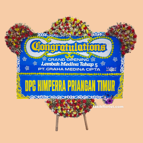 Karangan Bunga Papan Selamat & Sukses