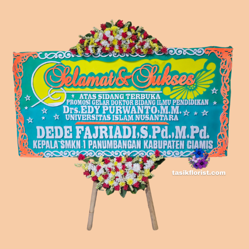 Karangan Bunga Papan Selamat & Sukses