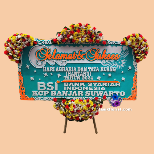 Karangan Bunga Papan Selamat & Sukses