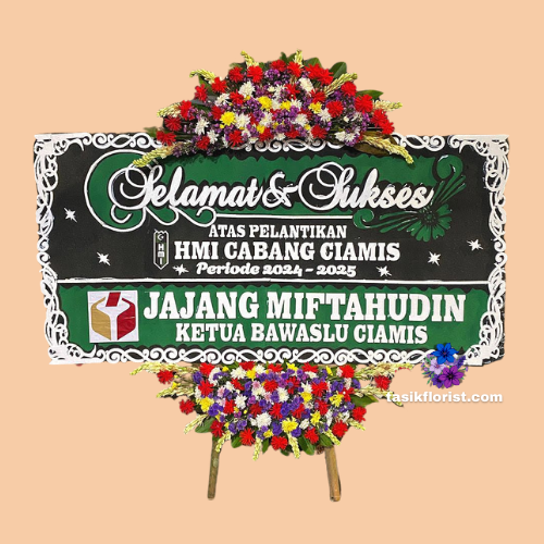 Karangan Bunga Papan Selamat & Sukses