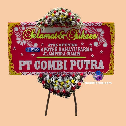 Karangan Bunga Papan Selamat & Sukses