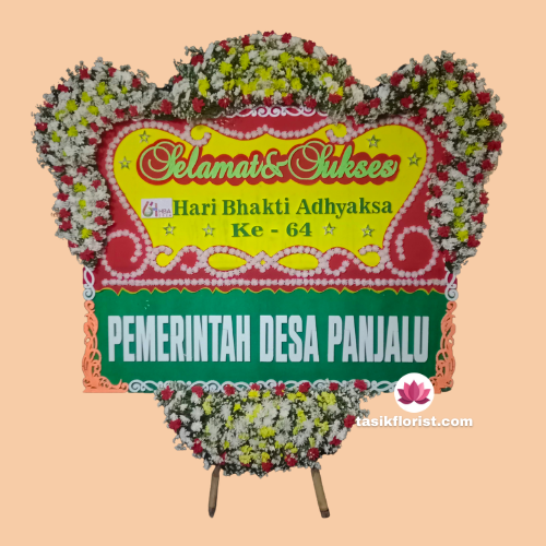 Karangan bunga papan Hari Bhakti Adhyaksa