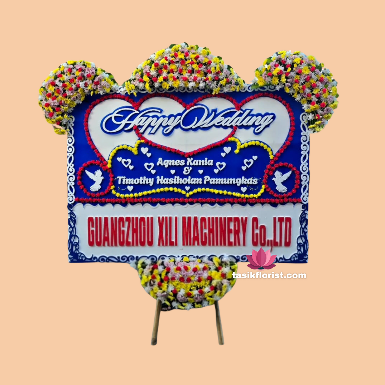 Karangan bunga papan di Turangga Bandung
