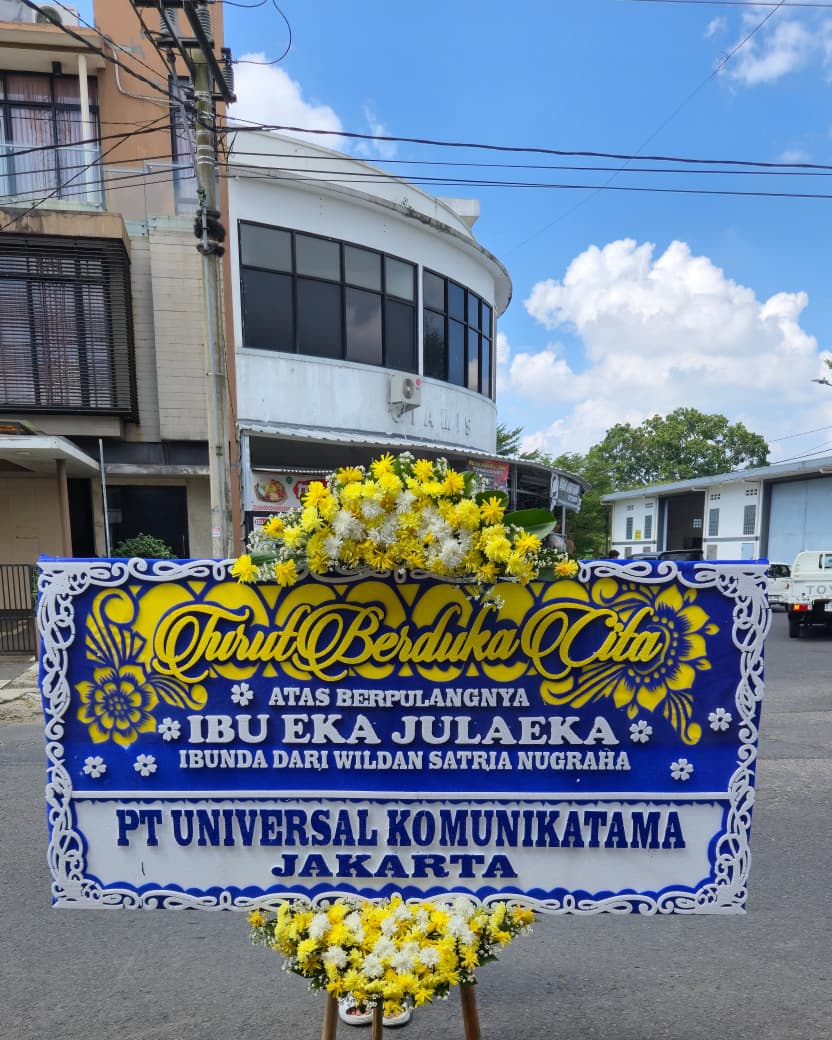 Karangan Bunga Papan Duka Cita di Tasikmalaya