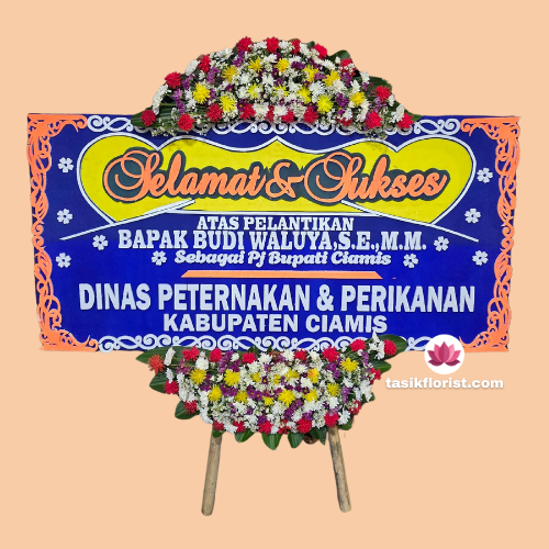 Karangan bunga papan di Cibuntu, Bandung