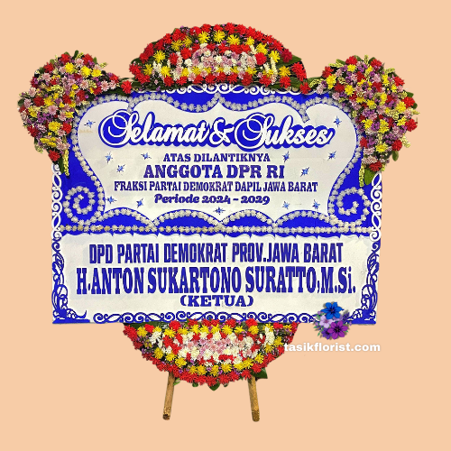 Karangan Bunga Papan di Banjar
