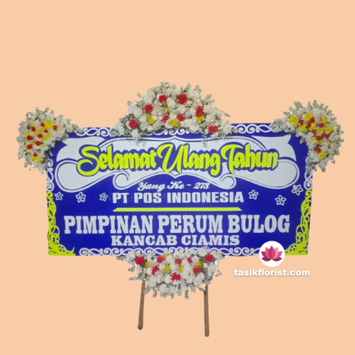 Karangan bunga papan di Jamika, Bandung