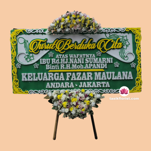 Karangan bunga papan di Panjunan, Bandung