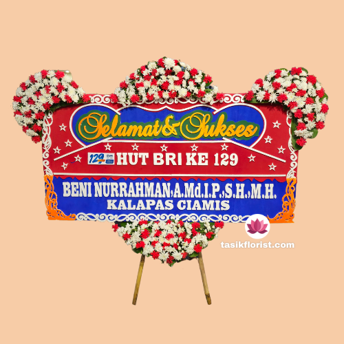 Karangan bunga papan di Margasuka, Bandung