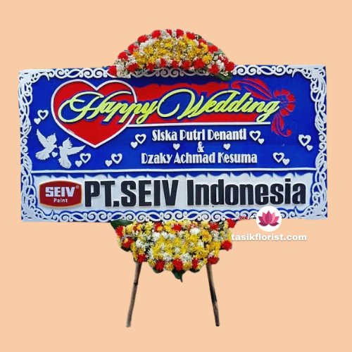 Karangan bunga papan di Jatihandap, Bandung