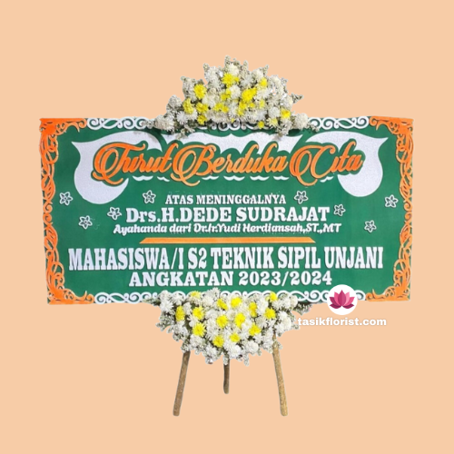 Toko karangan bunga papan di Rumah Duka Bumi Baru 1 & 2