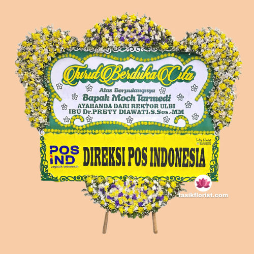 Karangan bunga papan di Pasteur, Bandung