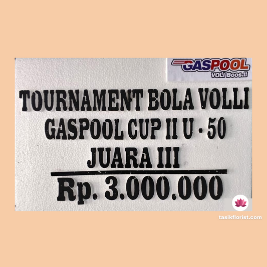 Papan Custom Simbolis Juara 3